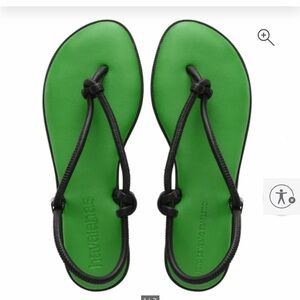 Havaianas Una Açaí Sandal Green/ USA 8/ EUR 38